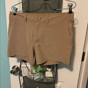 Patagonia Women’s Happy Hike shorts in khaki